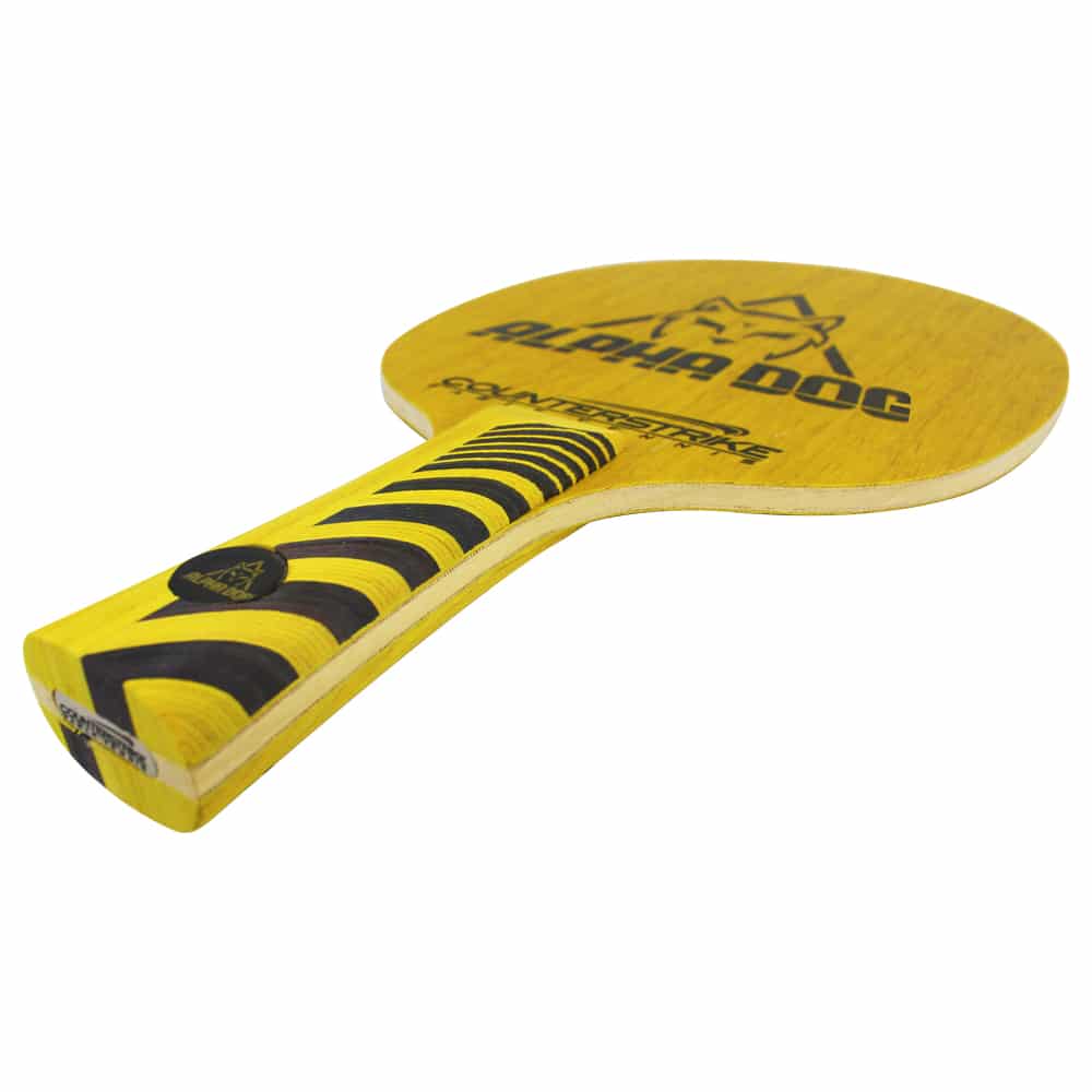 Table Tennis Blade | Alpha Dog | Ping Pong Blade | Professional Table Tennis Blade | Tournament Ready | ITTF Approved | All-Around Blade | Side View