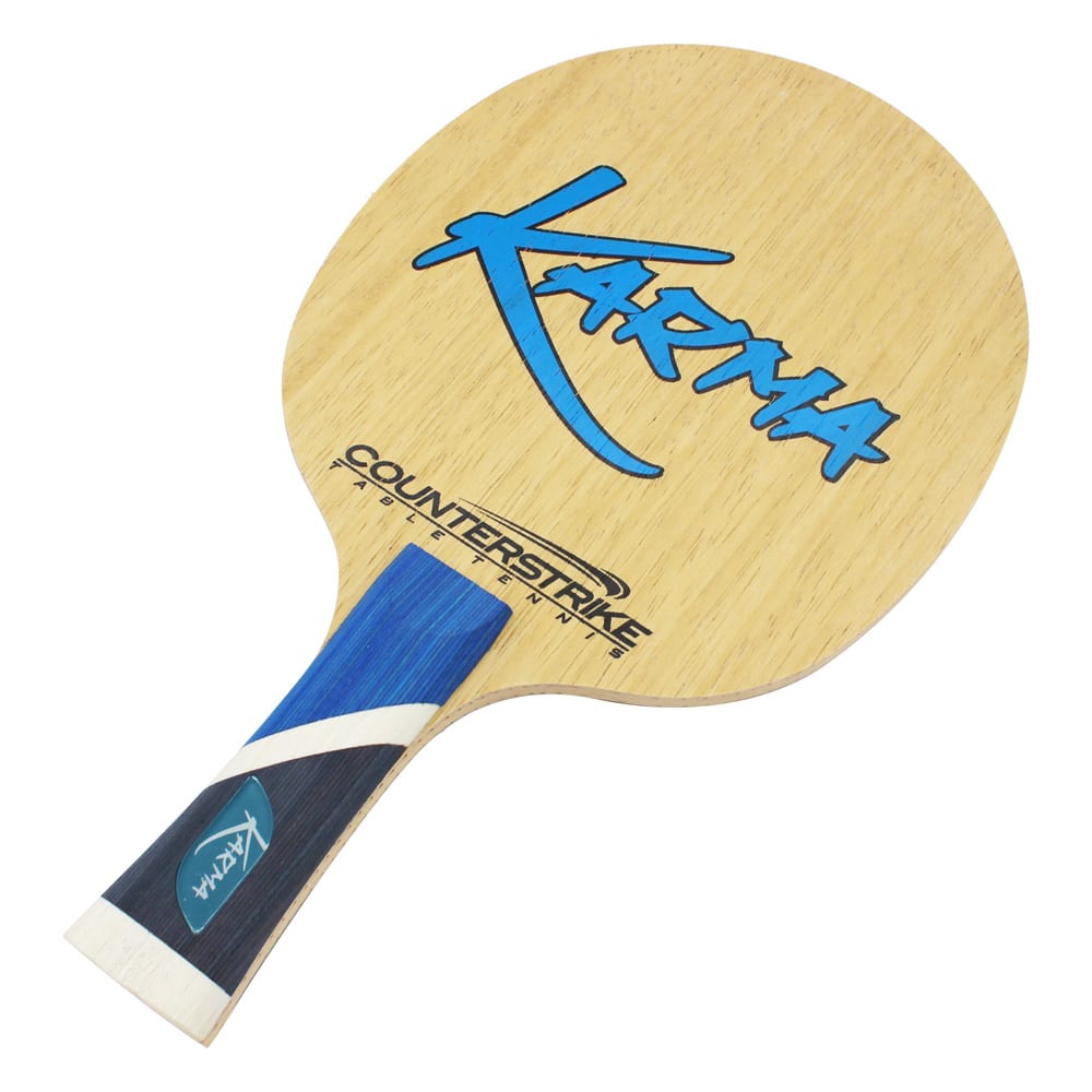 Defensive Table Tennis Blade | Karma | Ping Pong Blade | Professional Table Tennis Blade | Tournament Ready | ITTF Approved | DEF | Front View