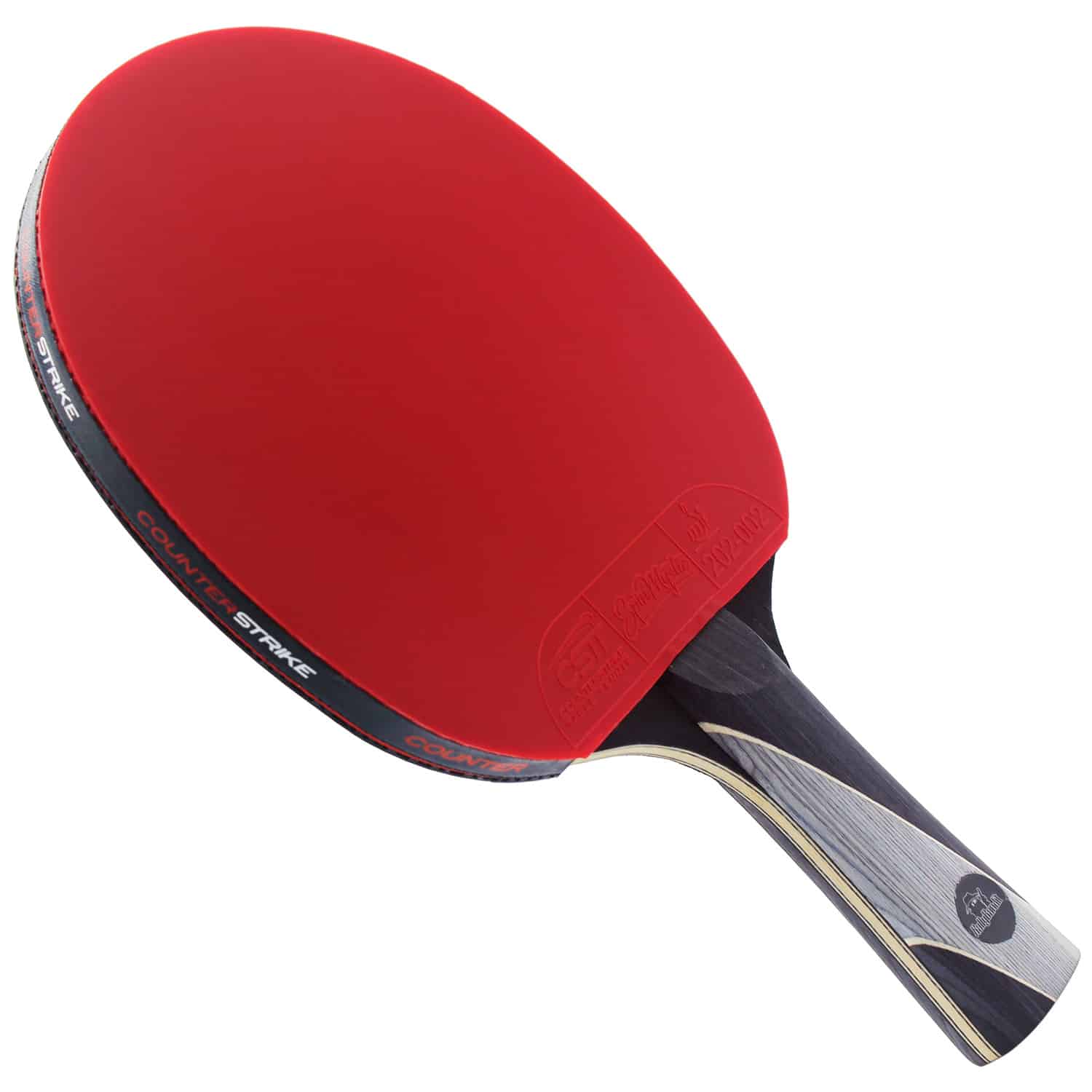 ITTF Approved Professional Table Tennis Paddle | Pro Ping Pong Paddle Carbon Table Tennis Paddle Includes Hard Case & 6 Balls Tournament Legal Rally Bandit Paddle Bundle 