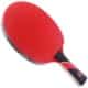 Red Widow Paddle (Dark Velocity Rubber) | Pre-Assembled Paddles | Pre-Made Paddles | Table Tennis Paddles | Ping Pong Paddles | CounterStrike Table Tennis | Vertical Side Angled
