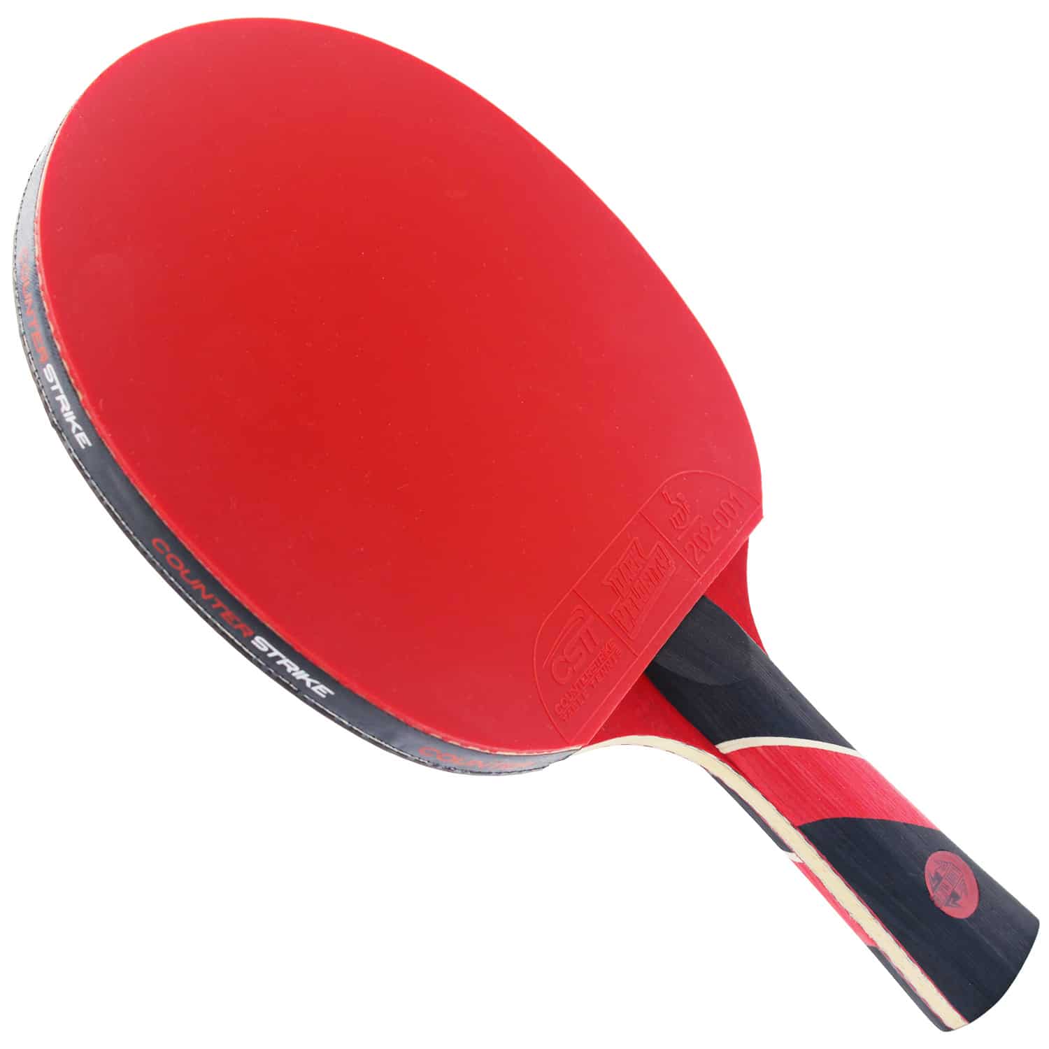Professional Table Tennis Paddle Includes Hard Case & 6 Balls | Professional Ping Pong Paddle Carbon Table Tennis Paddle Pre-Assembled Paddle ITTF Approved Red Widow Paddle Bundle 