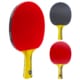 Alpha Dog Paddle (Spin Mystic Rubber) | Pre-Assembled Paddles | Pre-Made Paddles | Table Tennis Paddles | Ping Pong Paddles | CounterStrike Table Tennis | Vertical Side and Back and Front
