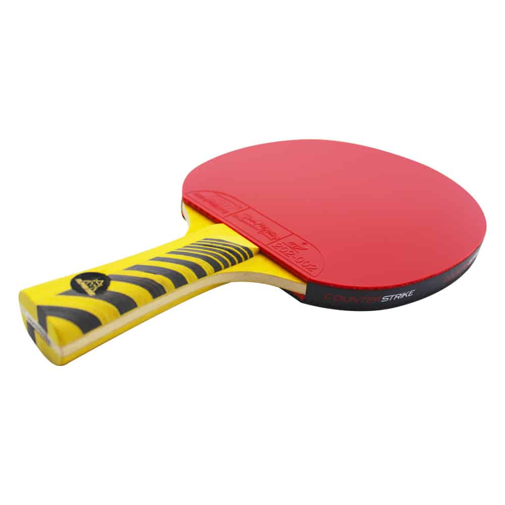 Alpha Dog Paddle (Spin Mystic Rubber) | Pre-Assembled Paddles | Pre-Made Paddles | Table Tennis Paddles | Ping Pong Paddles | CounterStrike Table Tennis | Side