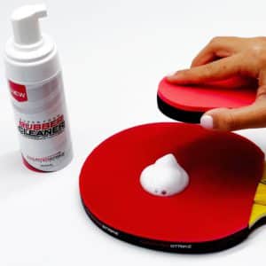 Super Foam Ping Pong Paddle Rubber Cleaning Kit | Includes: Super Foam Rubber Cleaner, Two-Sided Sponge, and Carrying Bag
