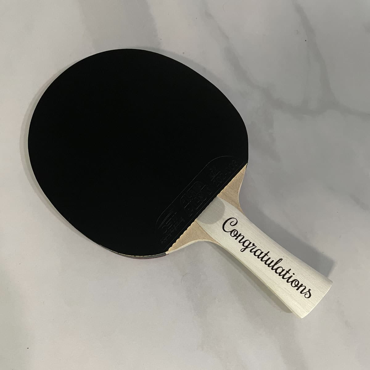 Custom Ping Pong Paddle Any Text Engraved for Free Table 