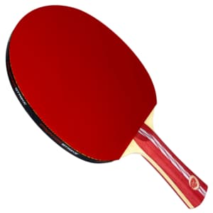 Atmostorm Table Tennis Paddle (Auto Pilot Rubber) | Pre-Assembled Paddles | Pre-Made Paddles | Table Tennis Paddles | Ping Pong Paddles | CounterStrike Table Tennis | Flat View