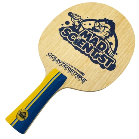 Table Tennis Blade | Mad Scientist | Ping Pong Blade | Professional Table Tennis Blade | Tournament Ready | ITTF Approved | All-Around Blade | Flat View