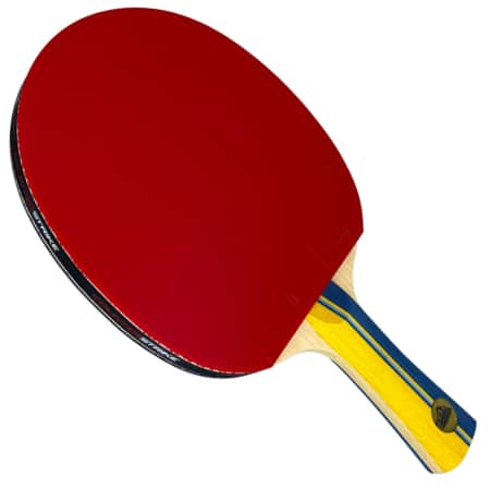 Atmostorm Table Tennis Paddle (Dark Velocity Rubber) | Pre-Assembled Paddles | Pre-Made Paddles | Table Tennis Paddles | Ping Pong Paddles | CounterStrike Table Tennis | Side View