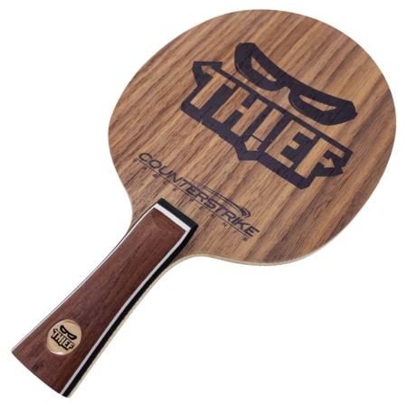 Table Tennis Blade | Thief | Ping Pong Blade | Professional Table Tennis Blade | Tournament Ready | ITTF Approved | All-Around Blade | Flat View