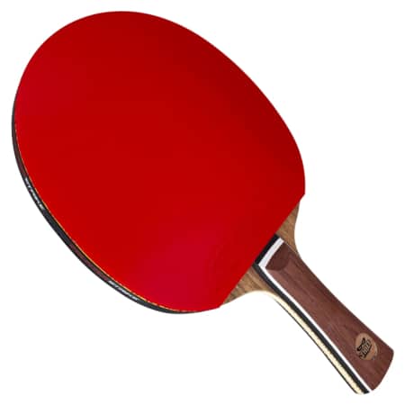 Thief Table Tennis Paddle (Auto Pilot Rubber) | Pre-Assembled Paddles | Pre-Made Paddles | Table Tennis Paddles | Ping Pong Paddles | CounterStrike Table Tennis | Flat View